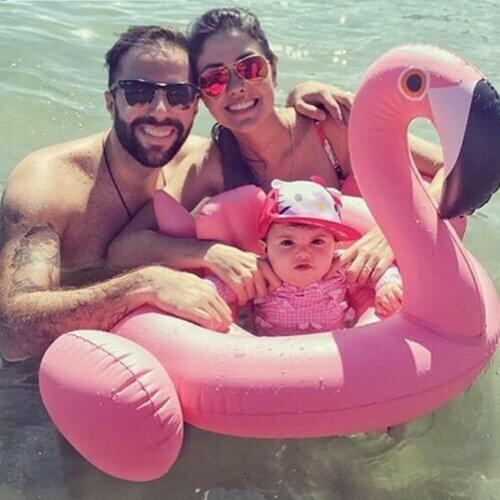 New Baby Inflatable Ride-ons Swimming Flamingos Pool Safety Seat For Kids Boys Girls Funny Summer Water Toys