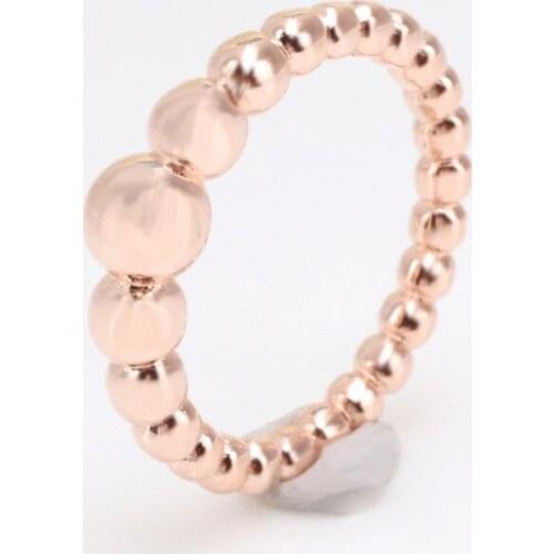 Bewill Hot Sale Real 925 Sterling Silver Wave Point Pair Ring Personalized Bead Ring For Women Fashion Jewelry Gift