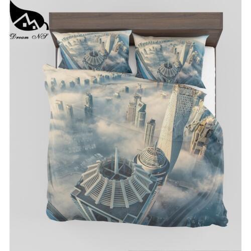 Dream NS Classic Bedding Set Modern Landscape Super Soft Home Textile Set Fashion Printed Bed Linen Pillowcase Bedding