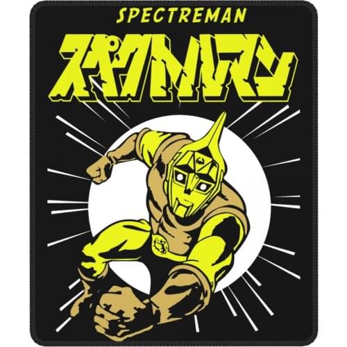 Spectreman Gaming Mouse Pad Ultraman Japanese Anime Rider Hero Robot Kaiju Lockedge Soft Mat Rubber Computer Keyboard Desk Pad