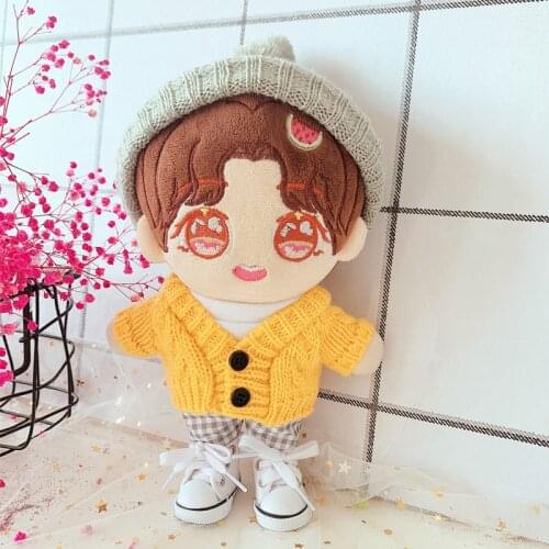20cm exo doll dress plaid pants should be assisted doll clothes