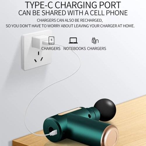 Deep Tissue Muscle Mini Massage Gun Body Shoulder Back Neck Massager Fitness Athletes Relaxation Slimming Shaping Pain Relief