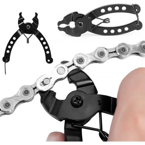 Mountain Bike Mini Chain Clamp Magic Buckle Pliers Quick Link Cycling Wrench Chain Clamp Removal Tool Installation Wrench Tool