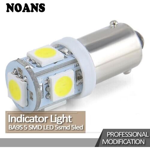 NOANS 1pcs Universal Car LED BA9S 5050 5SMD Interior Reading Light For BMW E36 F30 F10 E30 M X5 Ssangyong Volvo XC90 V70 XC60