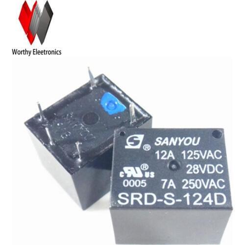 Wholesale 10pcs/lot relay SRD-S-124D