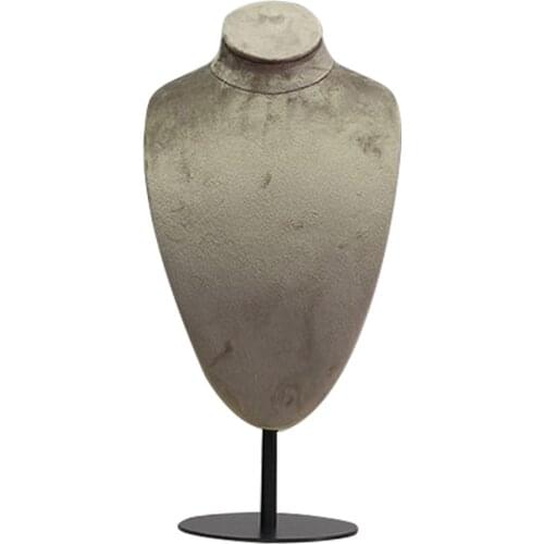 Freestanding Adjustable Necklace Jewelry Display Bust Stand Mannequin Holder