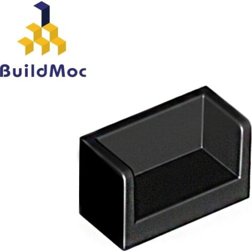 BuildMOC 23969 Panel 1 x 2 x 1 with Rounded Corners For Building Blocks Parts DIY electric Educational C