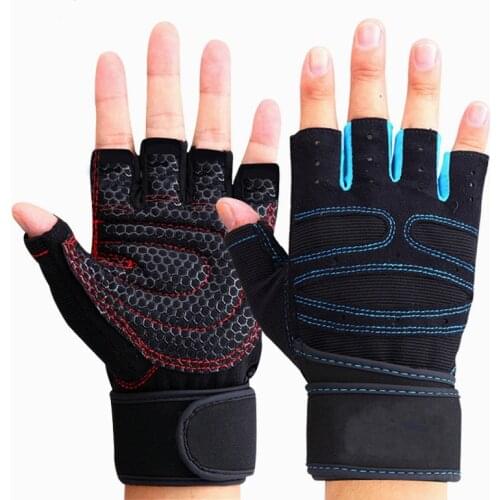 Gym Gloves Fitness Weight Lifting Gloves Body Building Training Sports Exercise Cycling Sport Workout Glove for Men Women M/L/XL