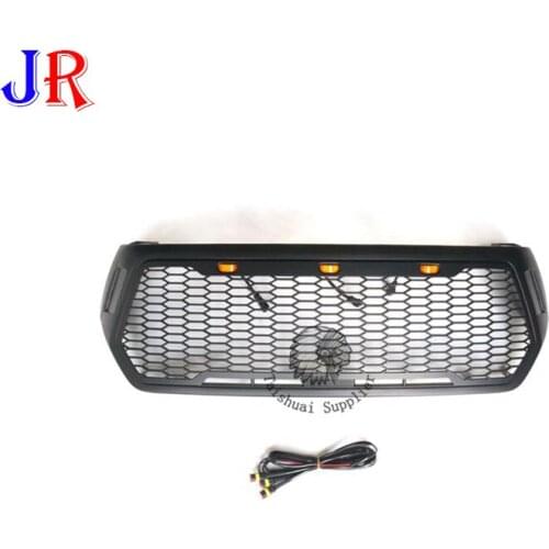 Last sold 2018 4x4 Parts Offroad Car Front Bumper Grille ABS For Hilux Revo Rocco Grille With Letter For Conquest 2019
