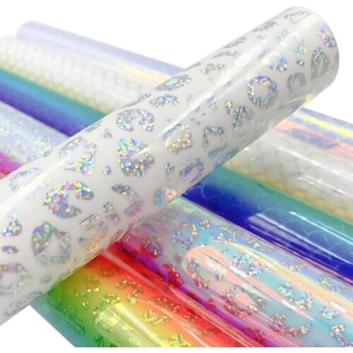 Sublimation Products Temporary Transfer Paper Tattoos Permanent Self-adhesive Vinyl Mixed Colorful Holographic Craft Vinyl #W3