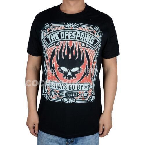 19 designs Vintage The Offspring Rock Brand shirt mma skull fitness Hardrock Punk 100%Cotton Streetwear skateboard camiseta