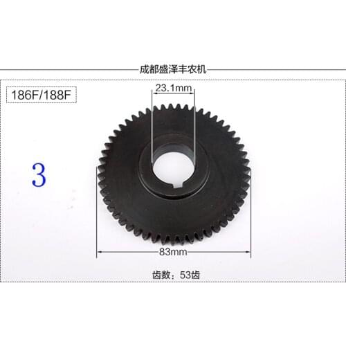 170F 178F 186F 186FA 188F 192F Balance shaft timing gearCrankshaft timing gear balance gear bearing Camshaft gear Cam gear