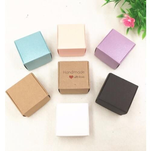 20pcs Aircraft Brown Gift Packaging Kraft Paper Packing Box Handmade Love Wedding\Crafts\Cake\Handmade Soap\Candy boxes