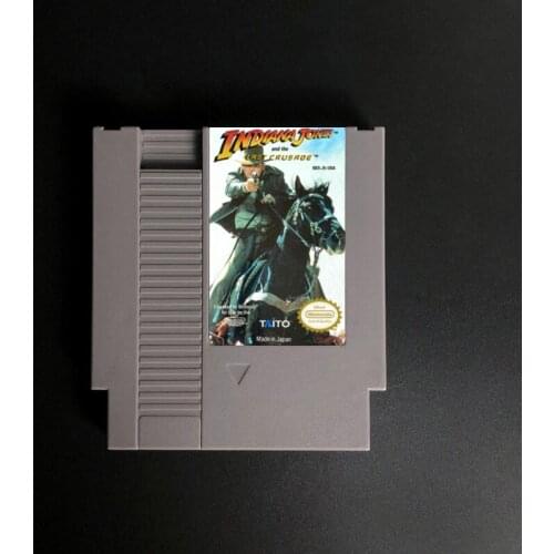 Indiana Jones and the last Crusade - 72 pins 8bit Game Cartridge