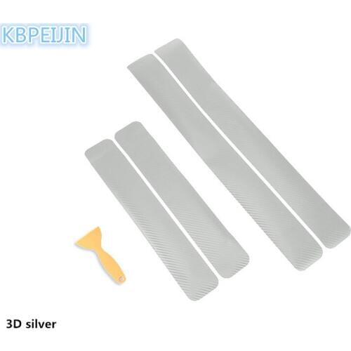 Car Styling Auto Carbon Fiber Door Sill Scuff Anti-Scratch Sticker for Lexus rx350 rx gs is250 gs300 rx300 nx rx330 accessories