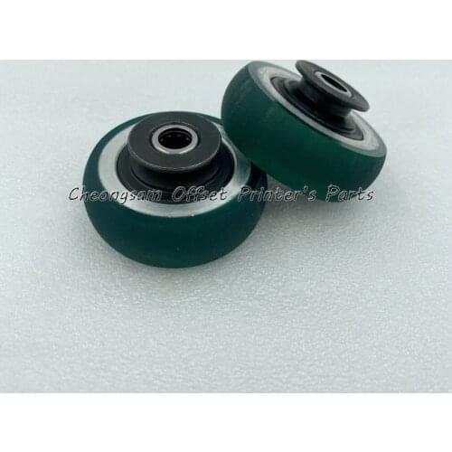 Free Shipping 2 Pieces KBA Rubber Wheel 48X8X23X16mm KBA Printing Machine Spare Parts 48*8*23*16mm