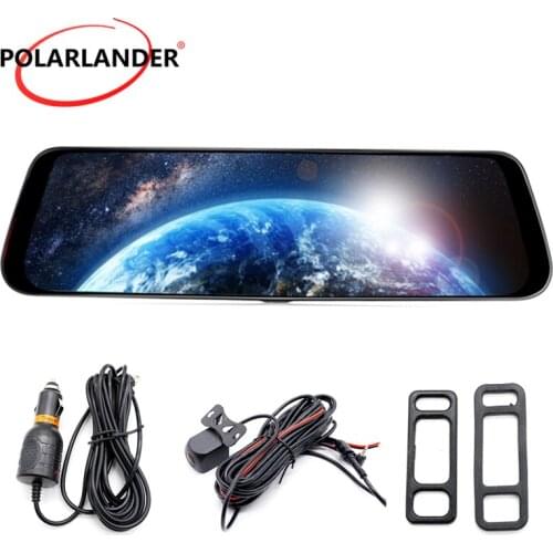 CKY-K3 Car DVR Rear View Mirror Full Screen Touch Driving Recorder Night Vision Seamless Video 9.35 Inch Rear Dual Recording