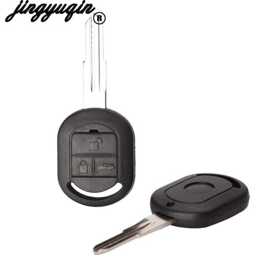 Jingyuqin For Buick 2003-2005 Excelle HRV Car Key Blanks Case For Chevrolet Car Key Fob Uncut Blade Remote Key Shell