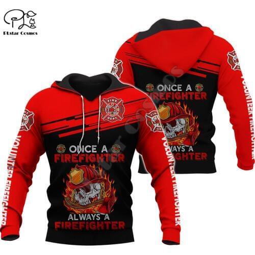 PLstar Cosmos Firemen Firefighter Suit Super Hero NewFashion Casual Unisex 3DPrint Zipper/Hoodies/Sweatshirt/Jacket/Men/Women B7