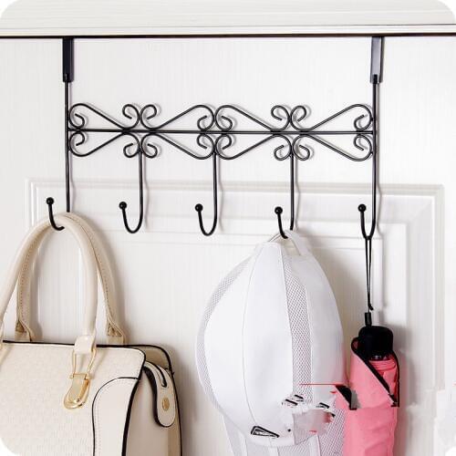 Creative Iron Door Creative Hook Hangers Coat Hooks Hanging Storage Rack For Cloth Hat