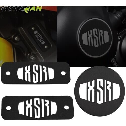 Motorcycle Accessorie Alumium Fuse Box Top Plates Powder Coated Clutch Cover Top For Yamaha XSR900 XSR 900 2016 2017 2018-2021