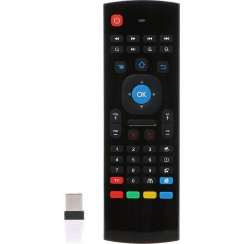MX3 2.4G Air Mouse Mini Wireless Keyboard Qwerty Infrared Remote Control No Mic