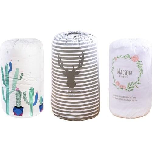 2021 New Peva Storage Bag Clothes Cotton Blanket Bed Cover Wardrobe Storage Bag Bear Large Organizer Container Toy Storage Bag