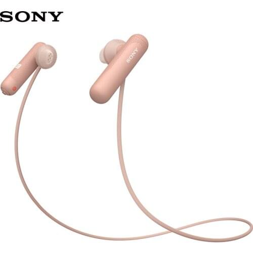 Original Sony WI-SP500 In-Ear Earphone Wireless Bluetooth headsets Collar Noise Cancelling Support A2DP,HSP,HFP for mobile phone