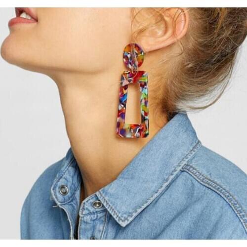 Earring 2020 Trendy Earrings for Women Hoop Earrings Bohemian Boho Earring Colorful Ear Rings Geometric Brincos boucle d’oreille