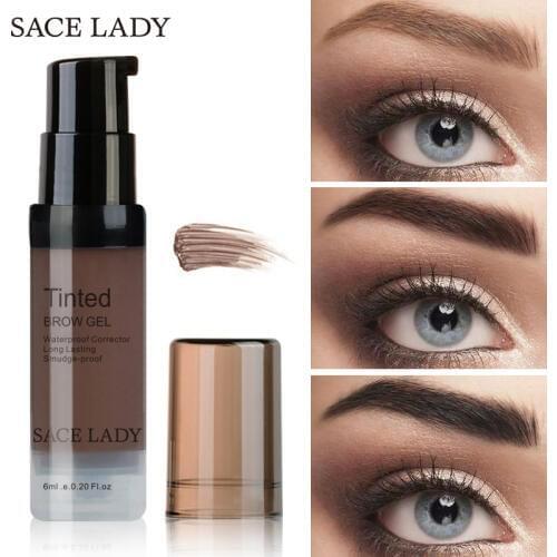 SACE LADY Waterproof Eyebrow Gel Makeup Henna Shade For Eye Brow Tint Natural Enhancer Make Up Cream Long Lasting Brand Cosmetic