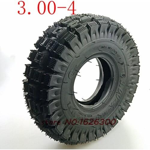 High performance 3.00-4 Scooter tyre Mini ATV wheel tyre Wheel Tires Off Road pattern and inner tire