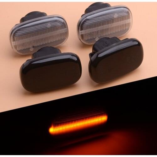 1 Pair Left & Right Car LED Side Marker Indicator Turn Signal Light Lamp 12V Fit for Toyota Corolla Hilux Yaris Lexus