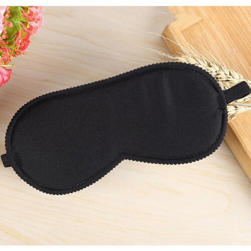 1Pcs Black Sleep Eye Mask Filled Sunshade Travel Sleep Relaxation Aid Blinds Eyes New Arrival
