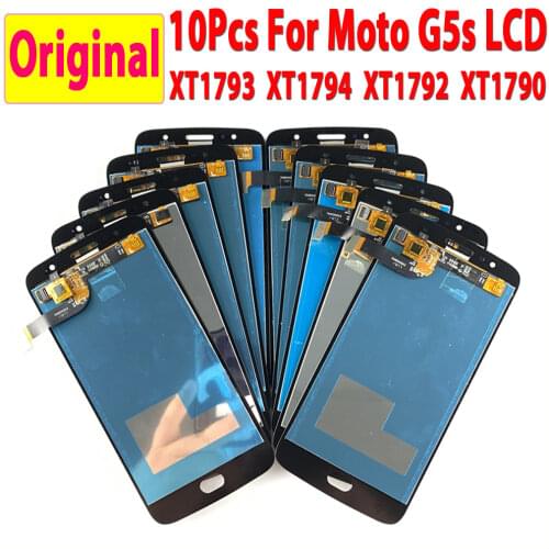 10 Piece/lot For Motorola Moto G5S LCD Touch Screen Digitizer Assemble For Moto G5S XT1793 XT1794 XT1792 Display