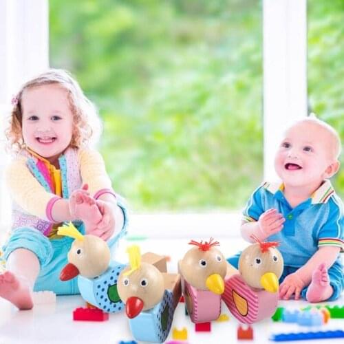 Wooden Bright Color Bird Whistle Durable Safe Environment-friendly Home Ornaments Decorations Classic Novelty Children 69HE