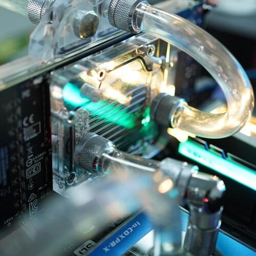 Graphics Card Video RAM Memory Back Water Block For Mining GPU NVIDIA RTX 3090 Heat Dissipation,110x94x13mm,Nickel Plated Copper