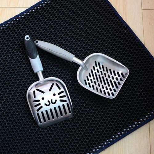 IdYllife Cat litter Box Shovel Pet Sand Scoop Litter Scoop Dog Pet Shit Waste Shovel Metal Durable Adorable Scoop High quality