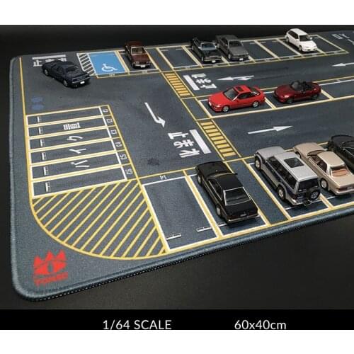 1:64 Scale Underground Garage Large Parking Lot Mat For Diecast Alloy Car Model Vehicle Scene Display Toy Mouse Pad mat