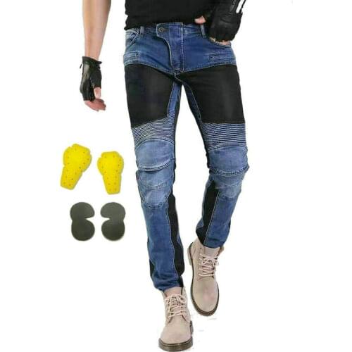 Free shipping volero PK-719 summer riding pants mesh breathable motorcycle jeans daily cycling casual trousers protective jeans