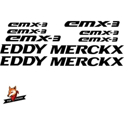 Bicycle frame stickers road bike mountain bike MTB Track bike TT bike cycle decal reflective stickers for MERCKX EDDY stickers