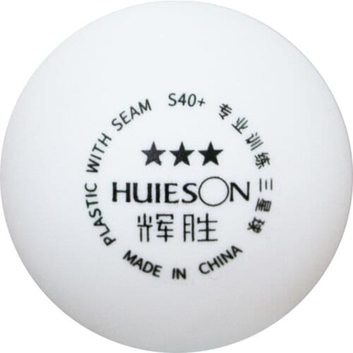 100pcs/Pack New White 3 Star New Material Environmental Ping Pong Ball S40+ 2.8g ABS Plastic Table Tennis Balls for Competition