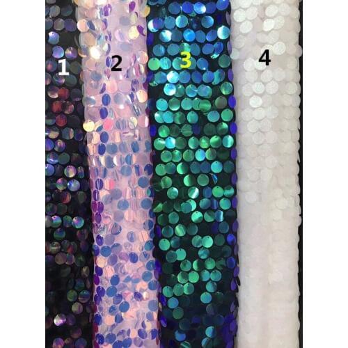 Wholesale Wedding sequins Lace Fabric ZH-91416 African lace Fabric Embroidered tulle net lace fabric