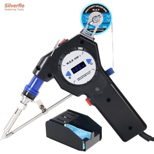 WEP 929D-II Automatically Send Tin Gun Station Electric Soldering Iron Digital Display Soldering Iron Welding Repair Tools