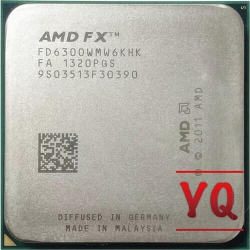 AMD FX-Series FX6300 FX 6300 3.5 GHz Six-Core CPU Processor FD6300WMW6KHK Socket AM3