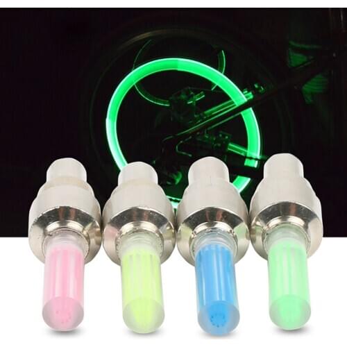 Bicycle Lights MTB Bike LED Wheel Spoke Lights Lamp Tyre Tire Valve Light Without Battery MTB Bike Bicycle Accessories
