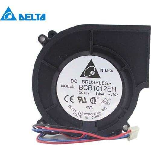 1pcs BCB1012EH 9725 97x94x25mm DC12V 1.56A 3-Pin PWM centrifugal turbine blower cooling fan