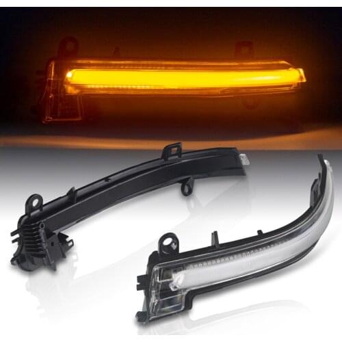 2Pcs LED Dynamic Amber Turn Signal Light Flowing Water Blinker For BMW 1 2 3 4 Series X1 F20 F21 F22 F30 F31 F34 F32 E84