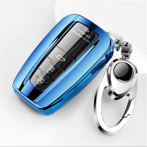 Soft TPU 2020 Car Key Cover Case Accessories Keychain Covers Protect For Toyota Prius Camry Corolla C-HR CHR RAV4 Prado 2018