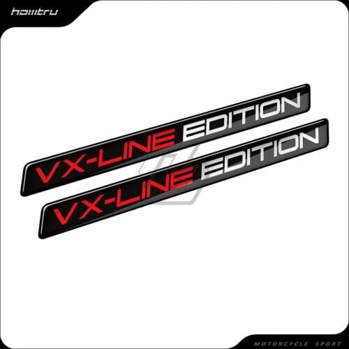 3D Resin Motorcycle Decal VX-line Edition Sticker Case for Duke 390 for Honda Yamaha Kawasaki ATV Decals