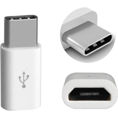 5 PCS New Micro USB Female To Type C Male Adapter Converter Micro-B To USB-C Connector Charging Adapter Phone Accessories Tools